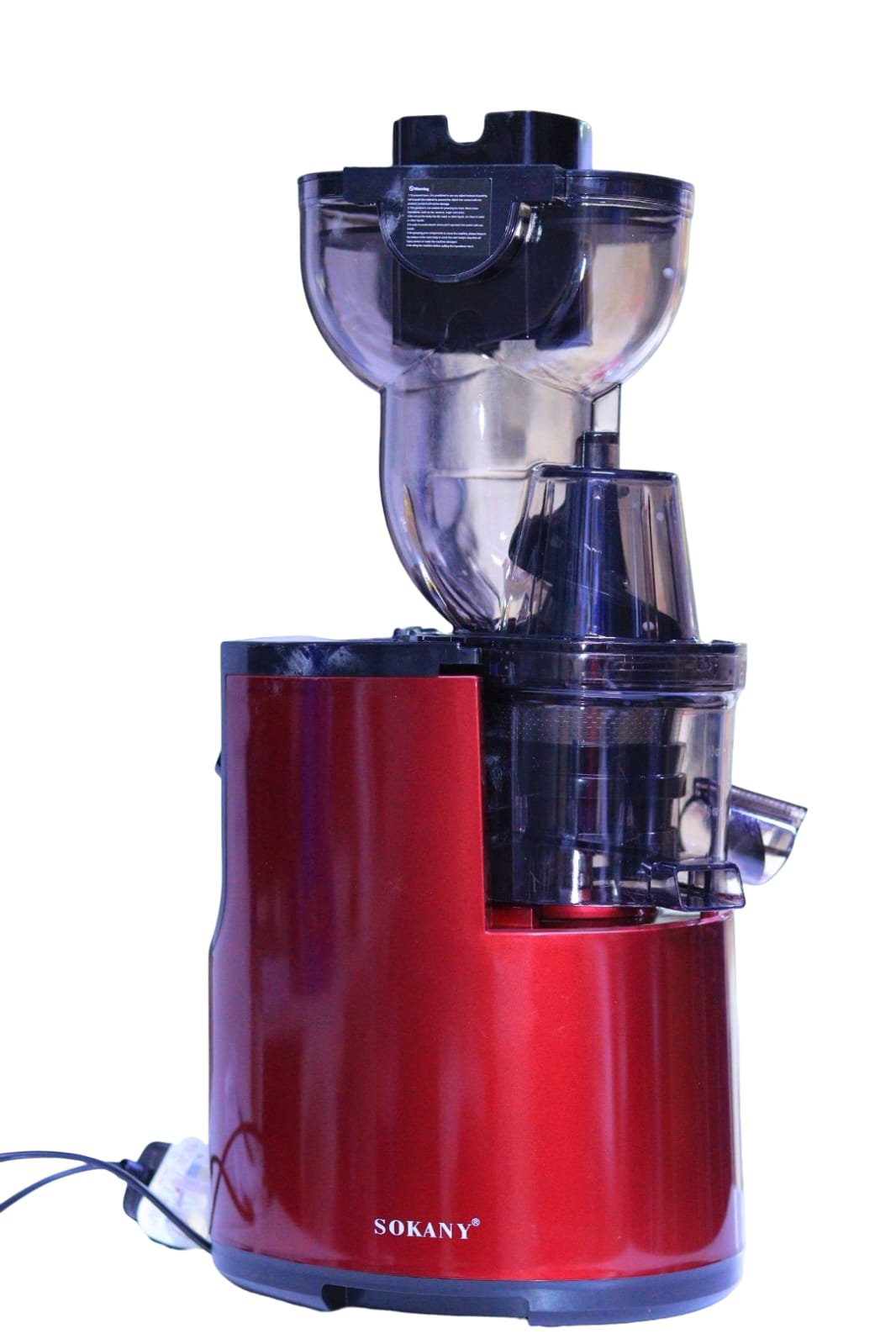 Sokany JE-25 Whole Slow Juice Maker  300W Motor 6 Blades Unbreakable Cup 1-Year Warranty